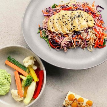 Coffret salade-repas de Poulet laqué