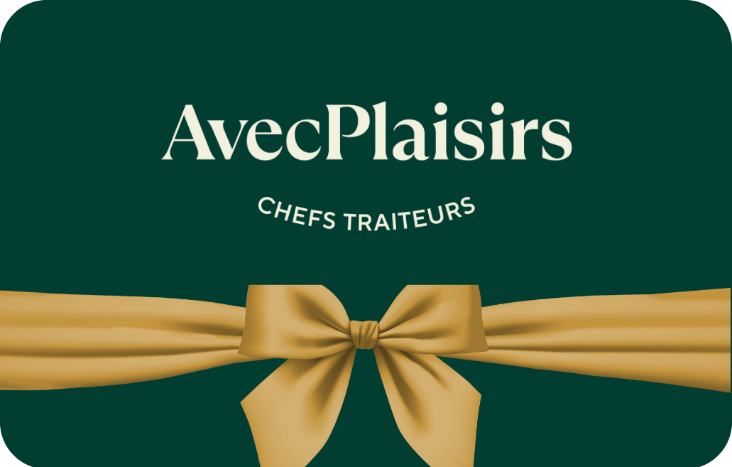 Carte cadeau AvecPlaisirs Chefs Traiteurs carte cadeau